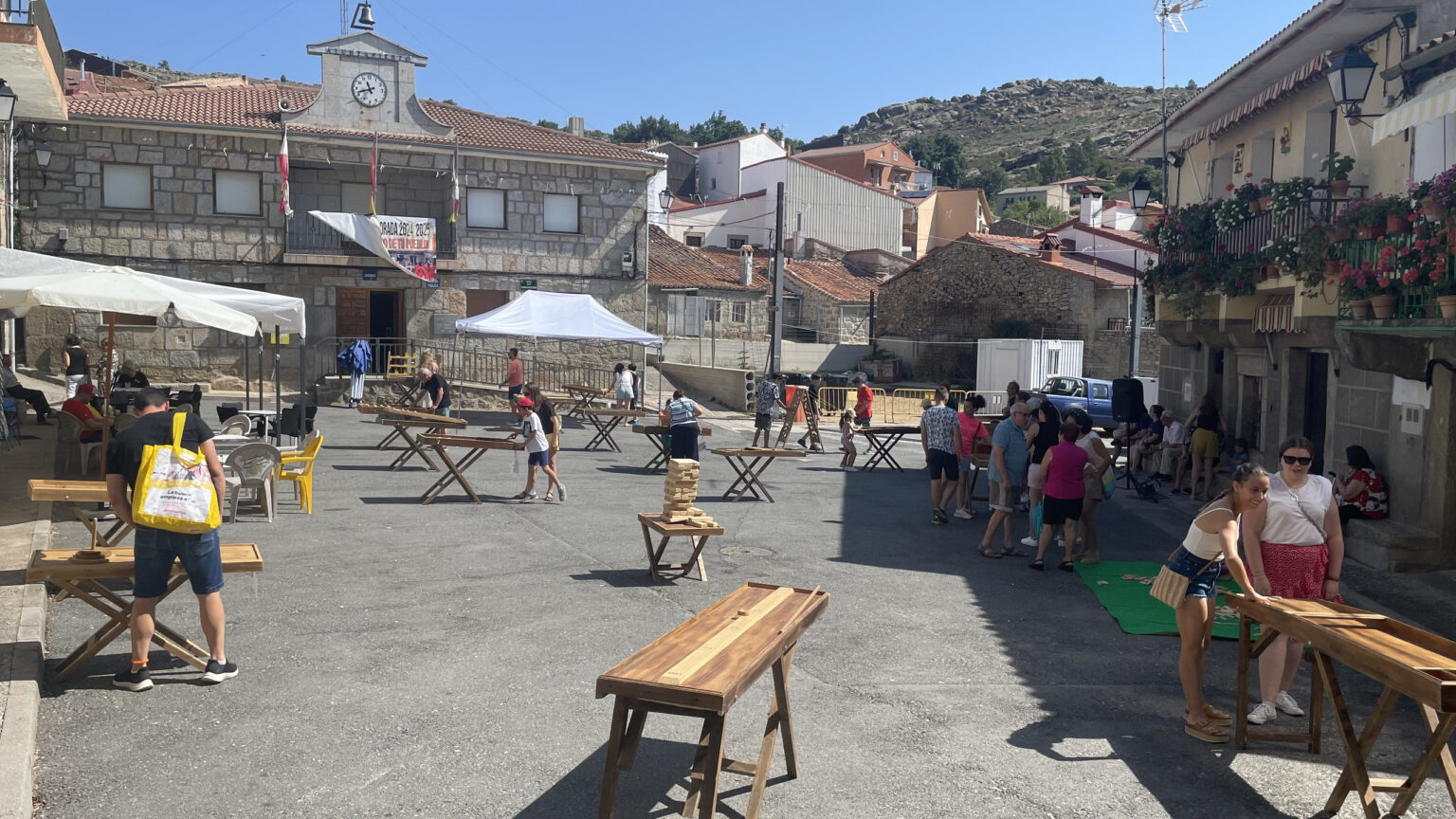 Juegos de madera Izarón · Fiestas patronales